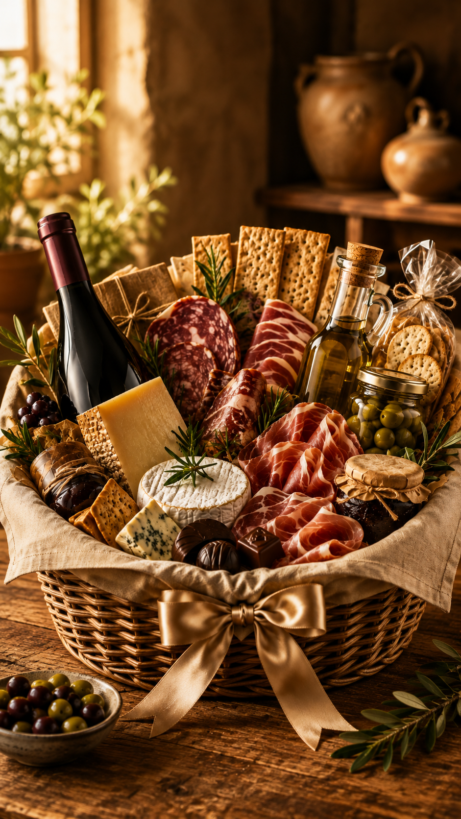 Luxury gourmet gift baskets